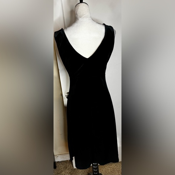 Vintage 90’s y2k Scarlett Nite Velvet Cocktail Dress Plunging Neck gilmore girls - Picture 3 of 9